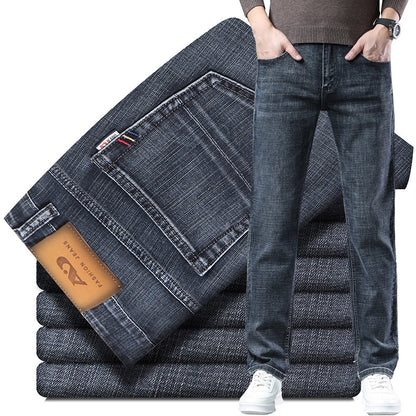 Men's Loose Straight Leg Summer Jeans