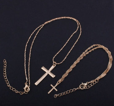 Hot-selling new classic teaching frame Pendant Necklace short necklace jewelry two sets of products