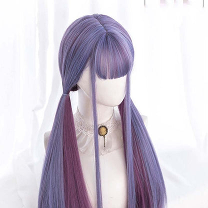 Wigs For Women With Gradient Long Straight Hair