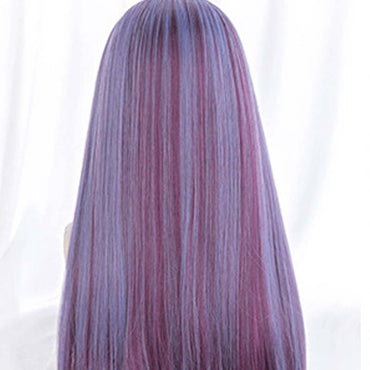 Wigs For Women With Gradient Long Straight Hair