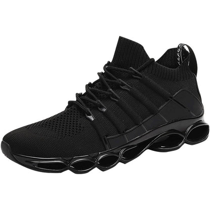 Blade's Edge Autumn Trend Flying Woven Mesh Personalized Shoes Trendy Shoes Men's Sports Shoes