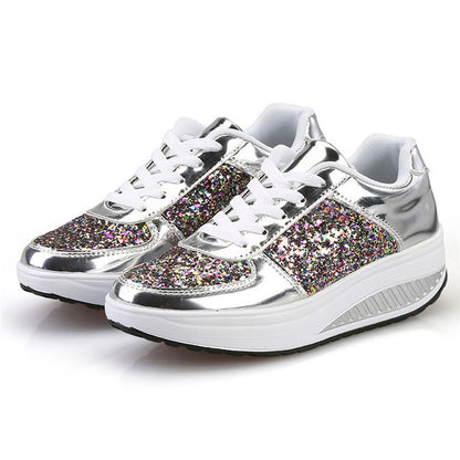 Sequin women's sneakers