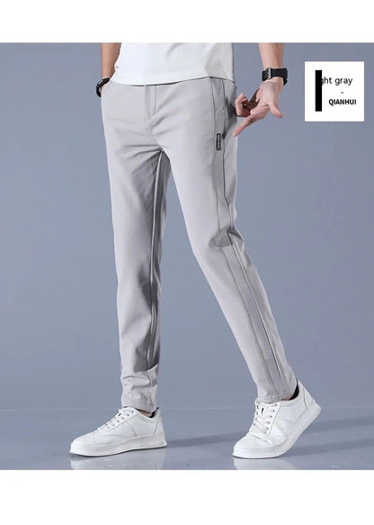 Casual Trousers Men's Loose Ice Silk Quick-drying