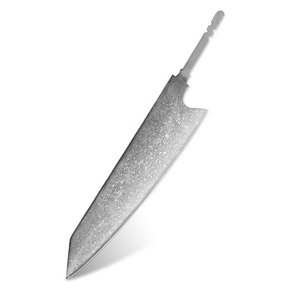 Chef Knife Blank Household Kitchen Knife Embryo Damascus Steel Knife Embryo Semi-finished Products