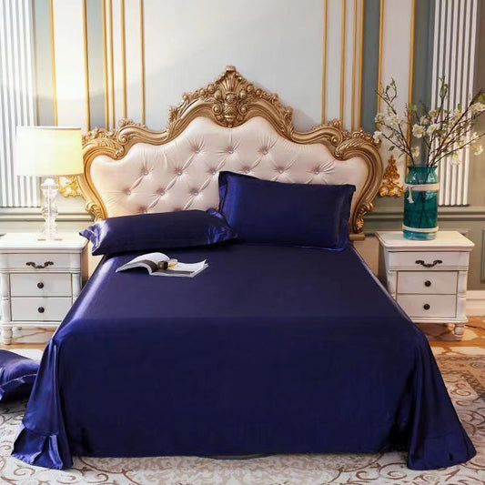 Household Double-sided Ice Silk Bed Sheet Bedding