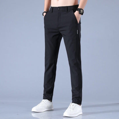 Casual Trousers Men's Loose Ice Silk Quick-drying