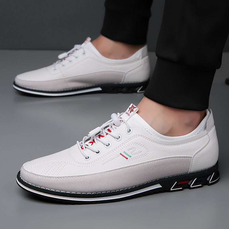 Genuine Leather Sports Comfortable And Non-slip Waterproof Leather Shoes Men's