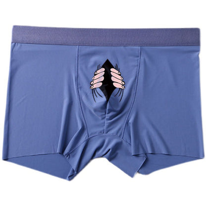 Summer Ice Silk Creative Simple Men's Underwear